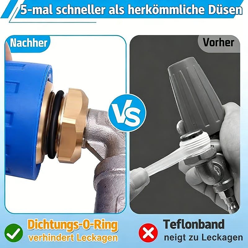 Dreifach-/Doppel-Turbo-Düse für Hochdruckreiniger