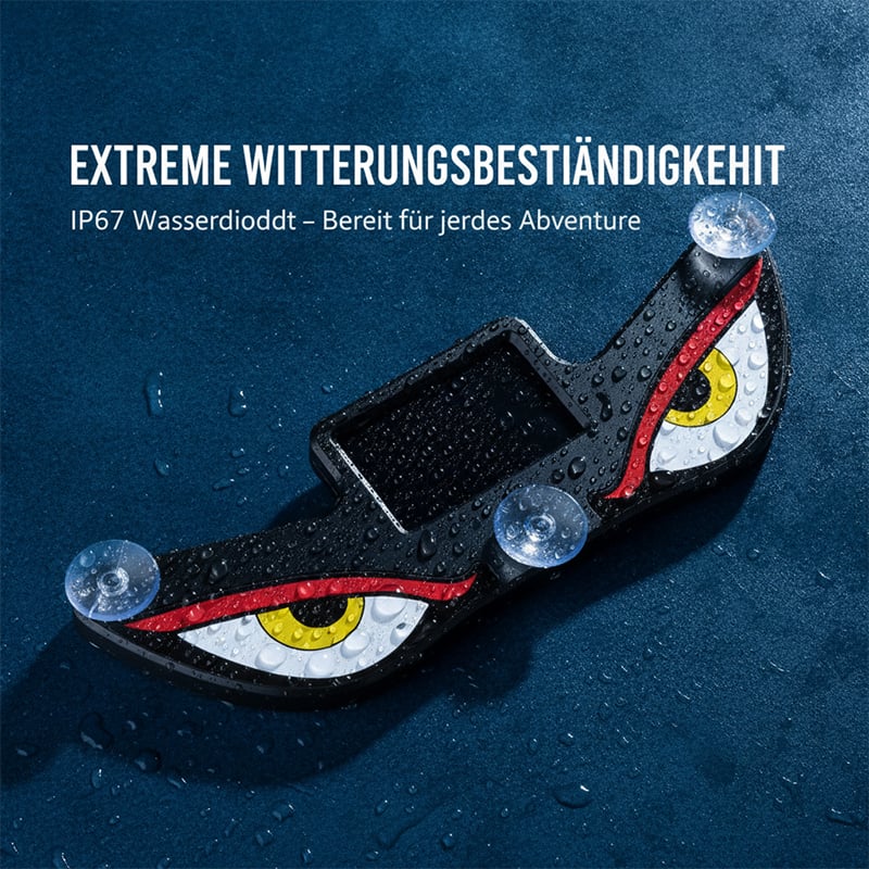 Solarbetriebene Devil-Eye-Dynamik-Lampen für Autos