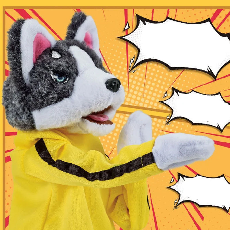 Husky-Handschuhpuppe aus Plüsch