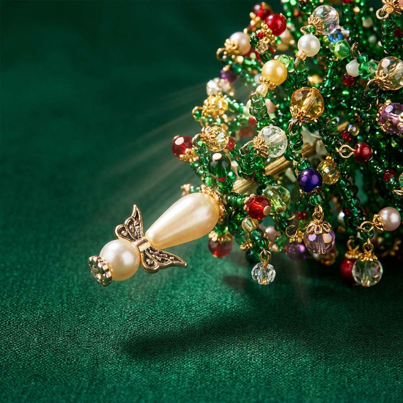 DIY-Bastelset für perlenbesetzten Weihnachtsbaumschmuck