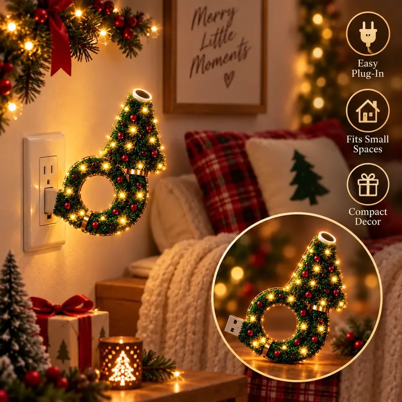USB-Weihnachtsbaum-Projektionsleuchte