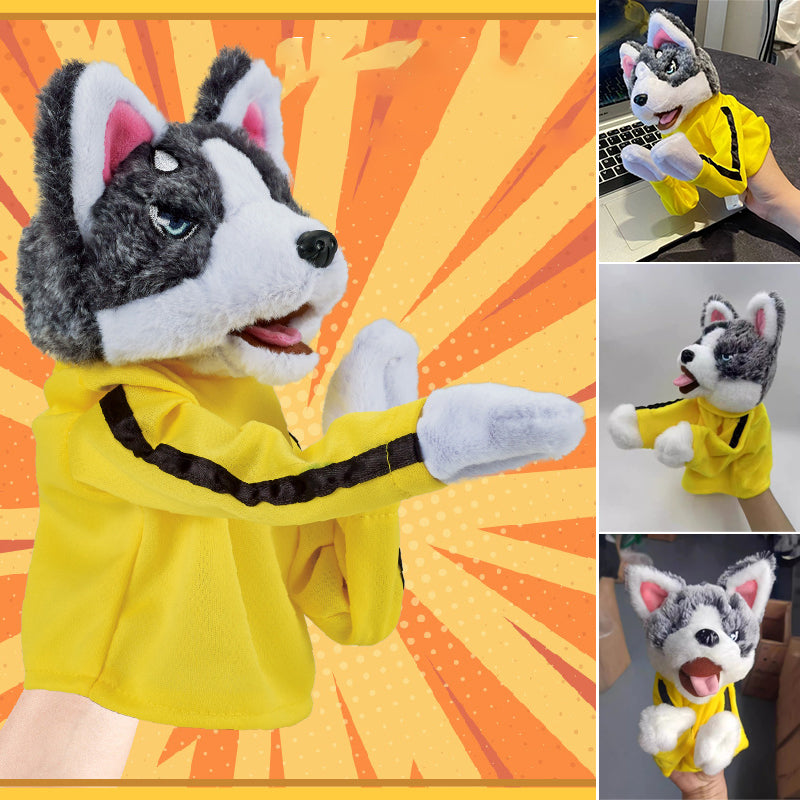 Husky-Handschuhpuppe aus Plüsch