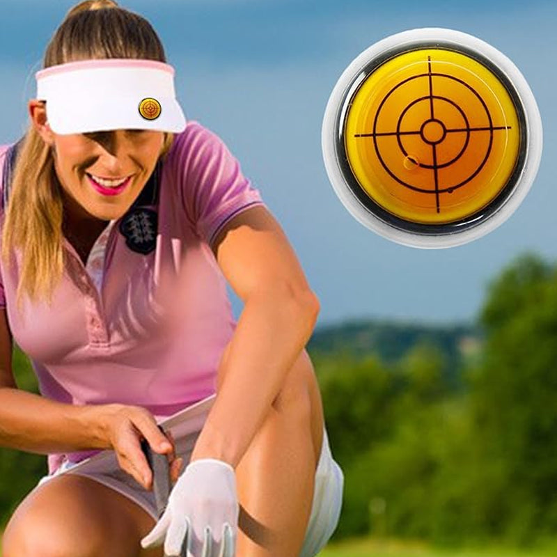 Runder Golf-Cap-Clip mit Wasserwaagenfunktion