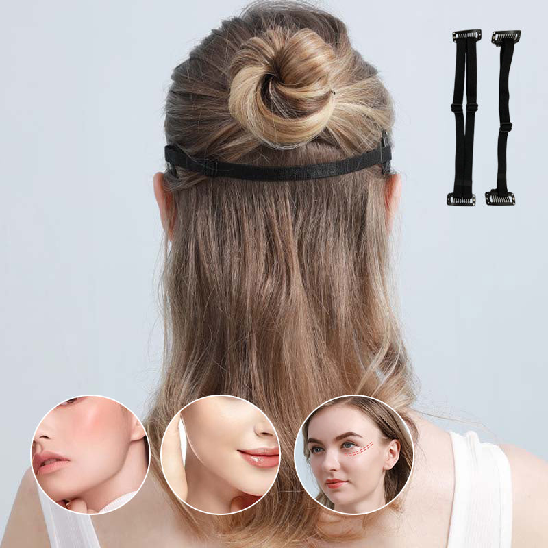 Wiederverwendbare Facelift-Bänder mit Clips