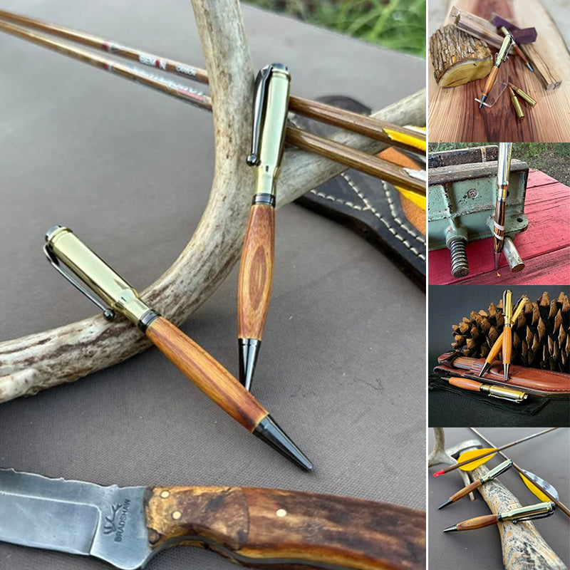 Kreativer Holzkugelschreiber