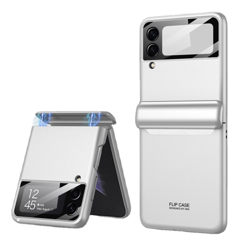 Luxuriöse magnetische all-inklusive Fallschutzhülle für Samsung Galaxy Z Flip 3