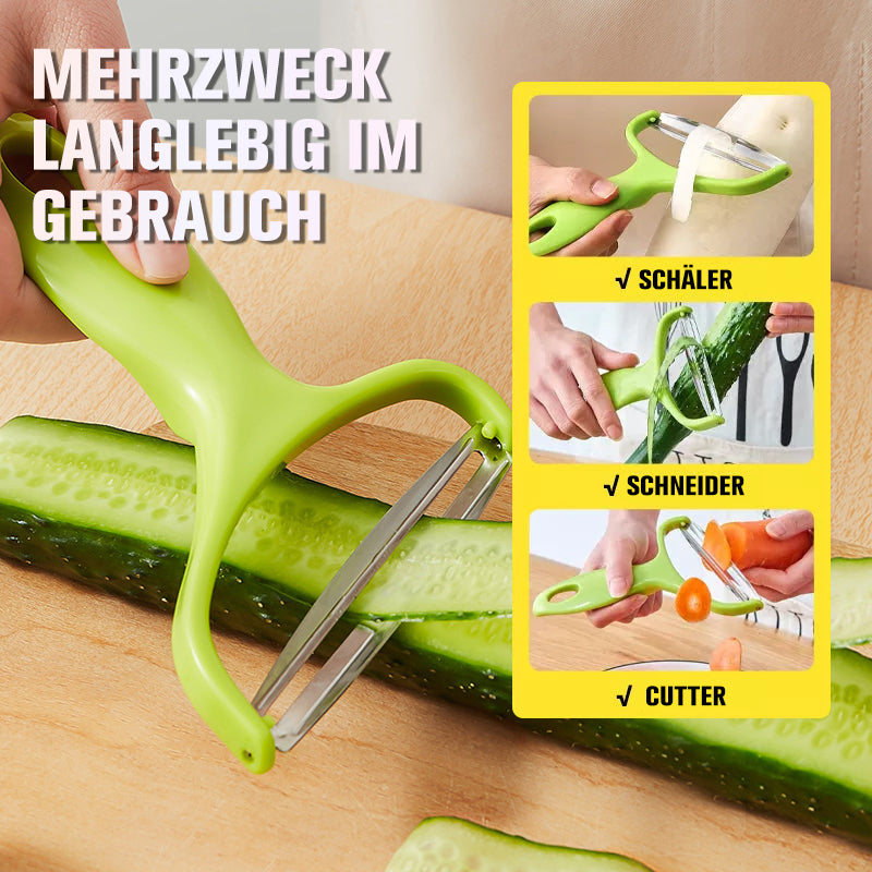 Multifunktionaler extrabreiter Y-Schäler aus Edelstahl （3 Stück）