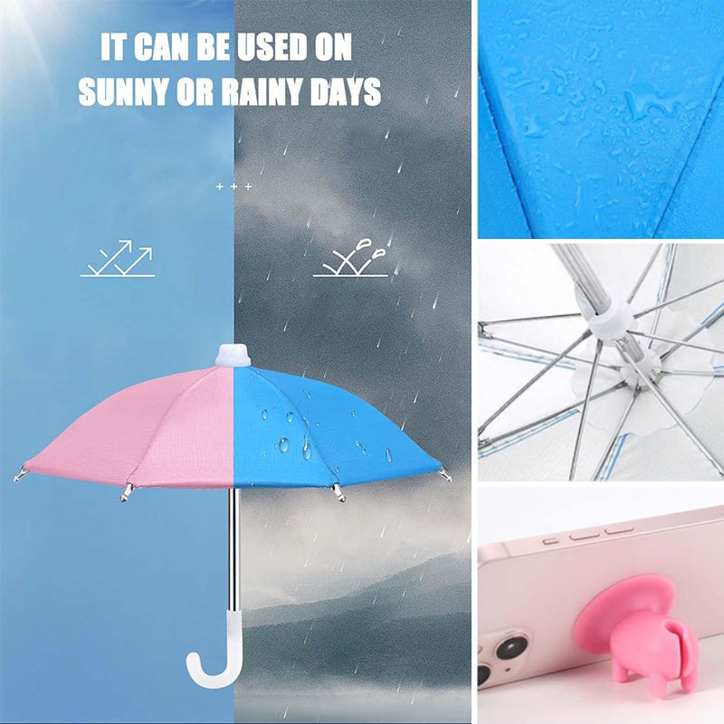 Handy-Regenschirm Saugnapf-Ständer gegen Sonne
