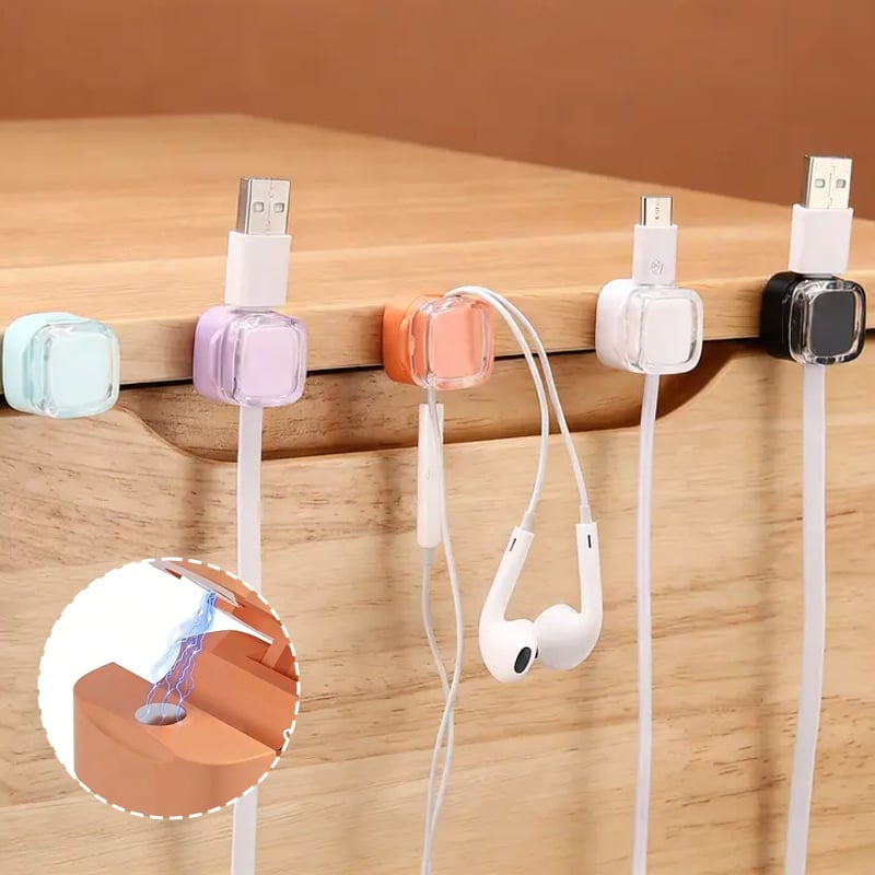 Transparenter magnetischer Kabelorganizer