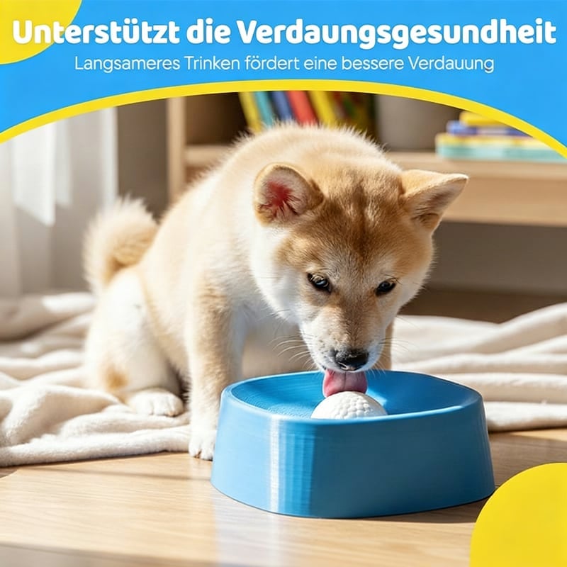 Futter- und Trinknapf mit langsamer Fütterung