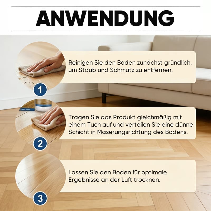 Bodenreparatur-Poliermittel