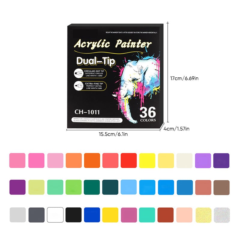 Acrylfarbenmarker (12 STK/24 STK/36 STK)
