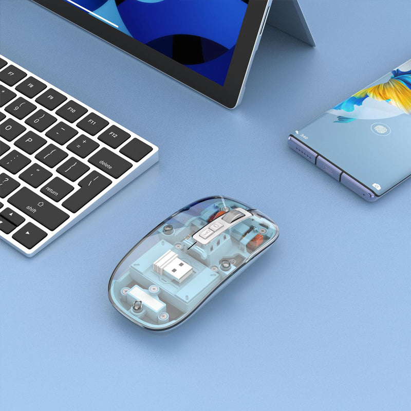 Kabellose transparente Bluetooth-Maus