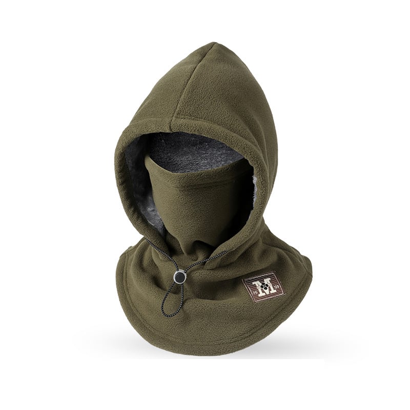 Integrierte, zweilagige Mütze mit Fleece-Futter