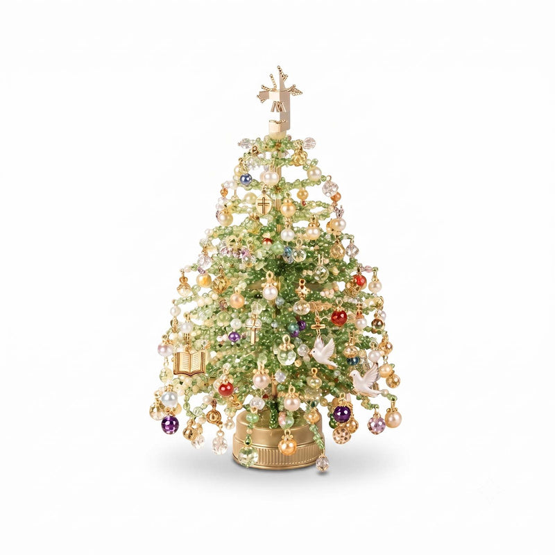 DIY-Bastelset für perlenbesetzten Weihnachtsbaumschmuck
