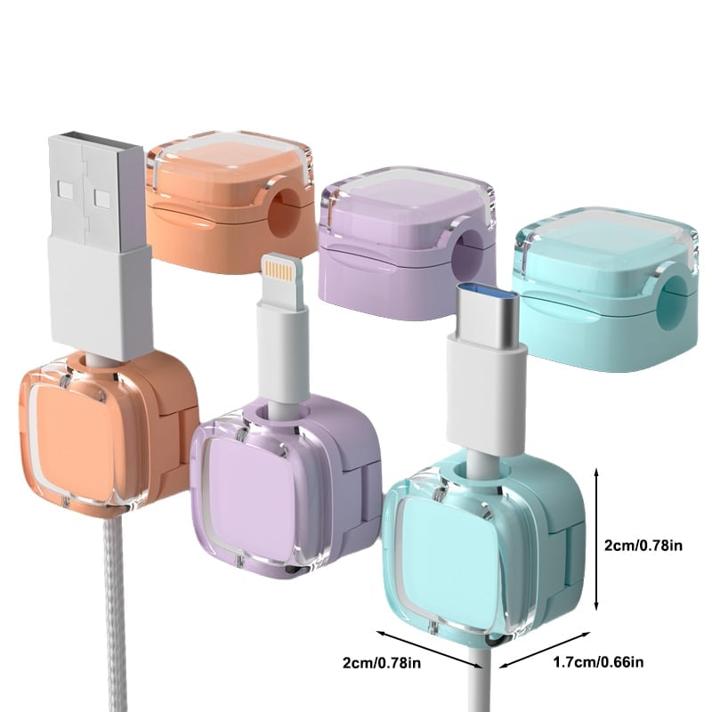 Transparenter magnetischer Kabelorganizer