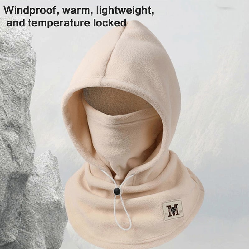Integrierte, zweilagige Mütze mit Fleece-Futter