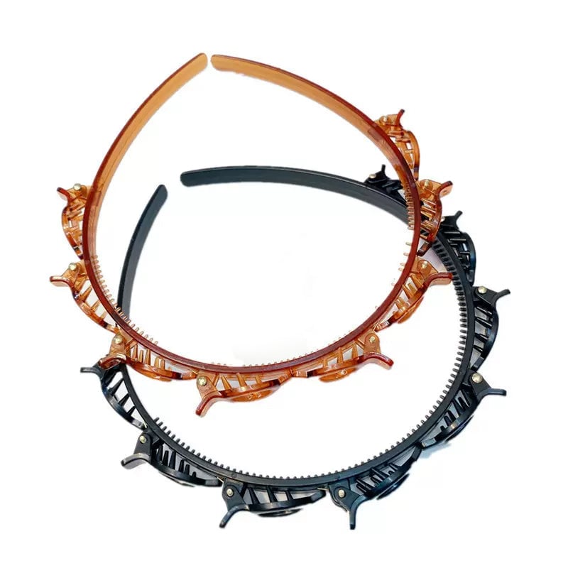 Haargummi mit Ponyklammer