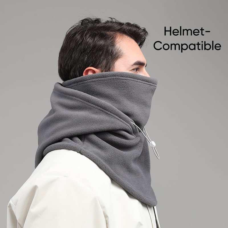 Integrierte, zweilagige Mütze mit Fleece-Futter