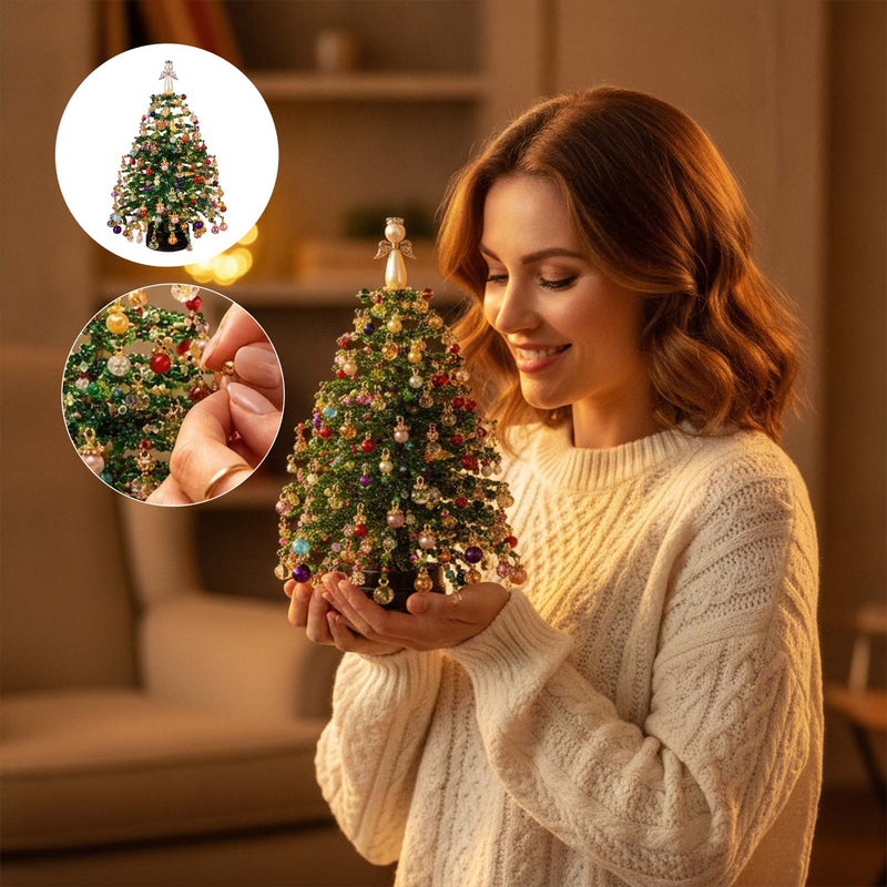 DIY-Bastelset für perlenbesetzten Weihnachtsbaumschmuck