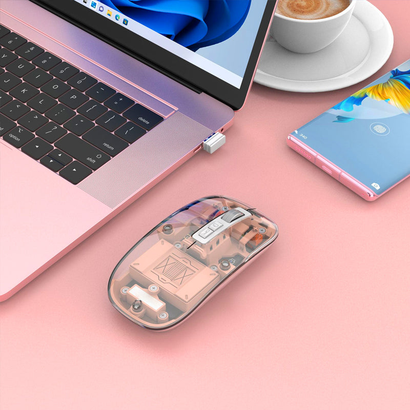 Kabellose transparente Bluetooth-Maus