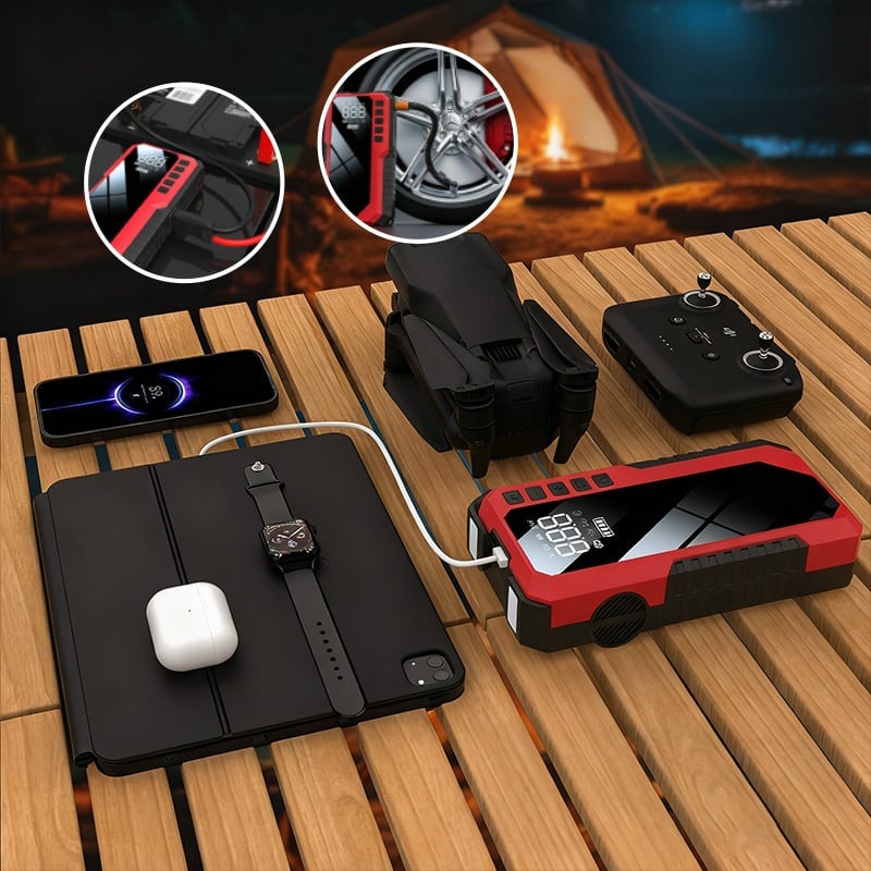 3-in-1 Notstart- & Kompressor-System