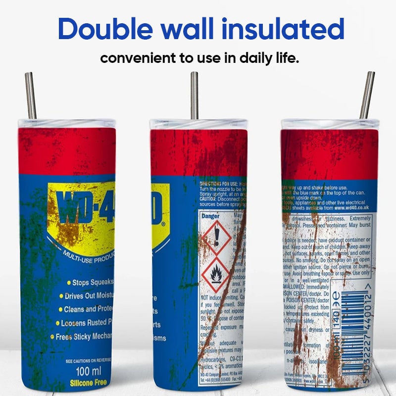 Thermosbecher mit Schmutzmuster