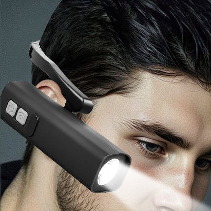 Ohrbügel-Stirnlampe mit Induktionstechnologie