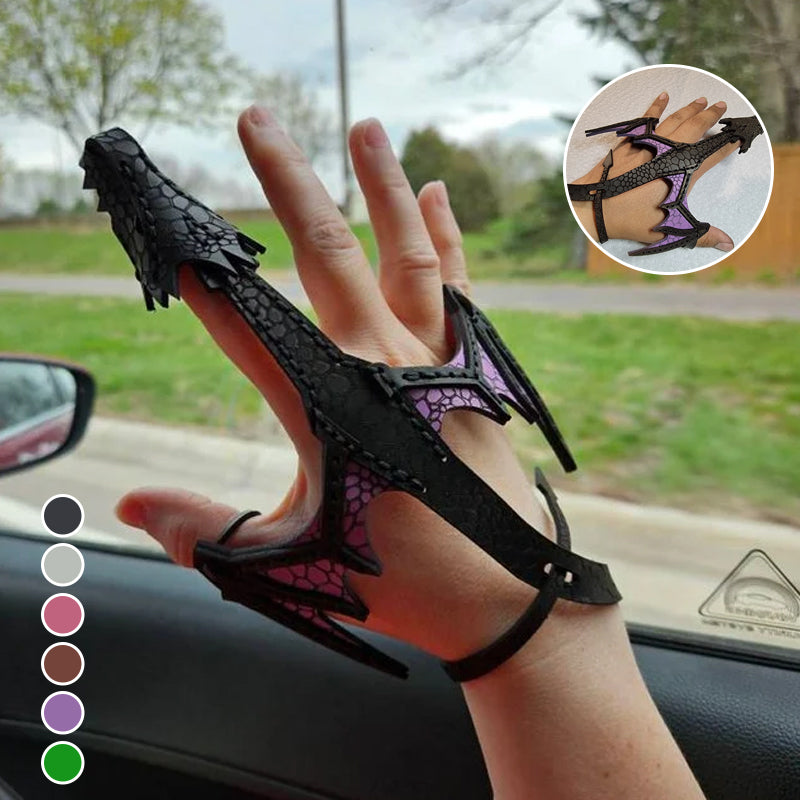 Hand-Drachen-Manschette aus Leder