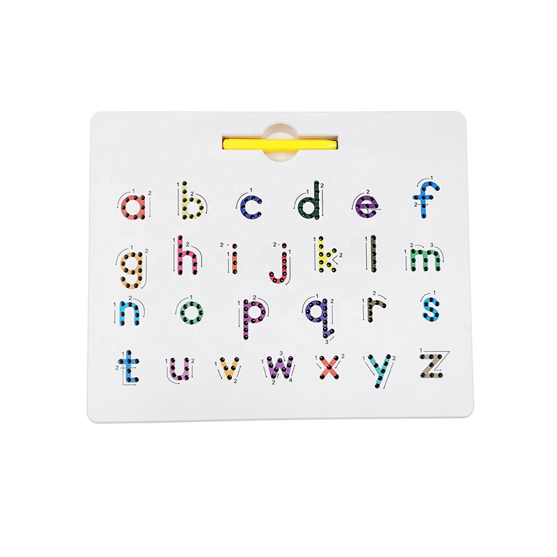 2-in-1 doppelseitige magnetische Alphabet-Edition