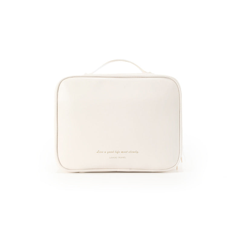 Kultur- und Kosmetiktasche mit mehreren Fächern