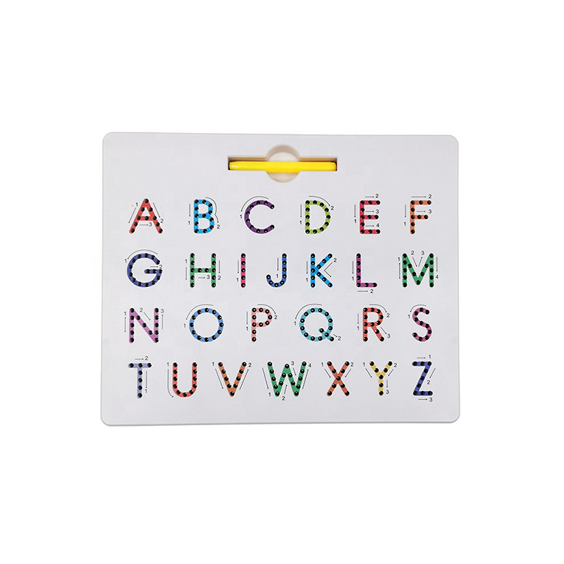 2-in-1 doppelseitige magnetische Alphabet-Edition