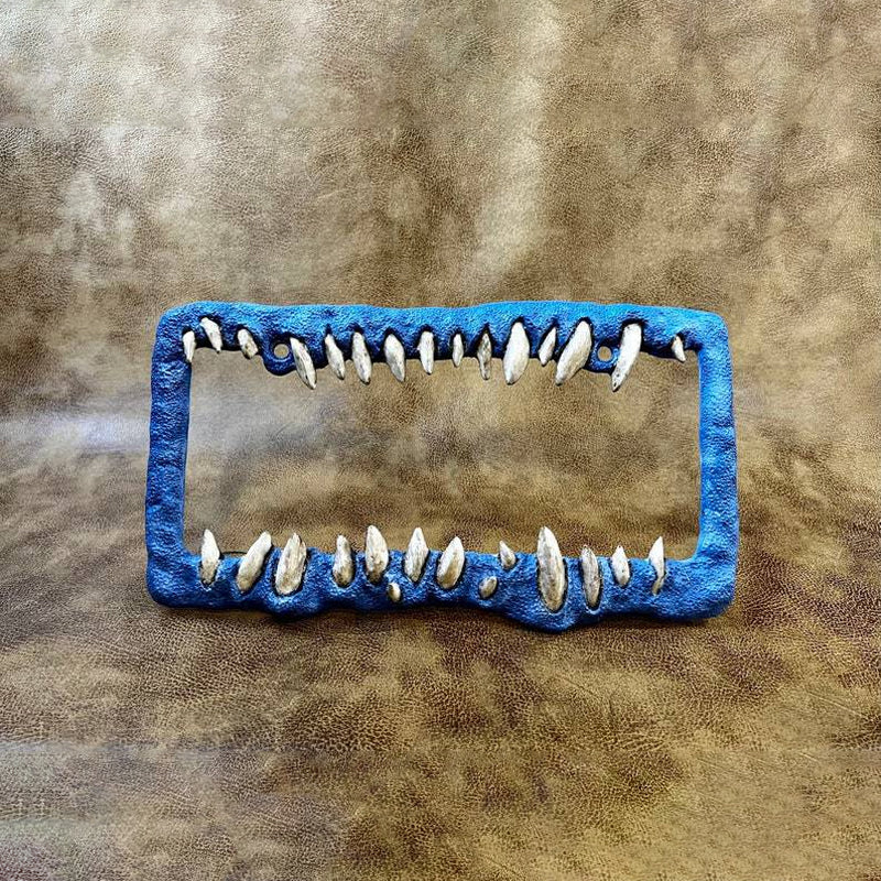 Lustige Nummernschilddekorationen