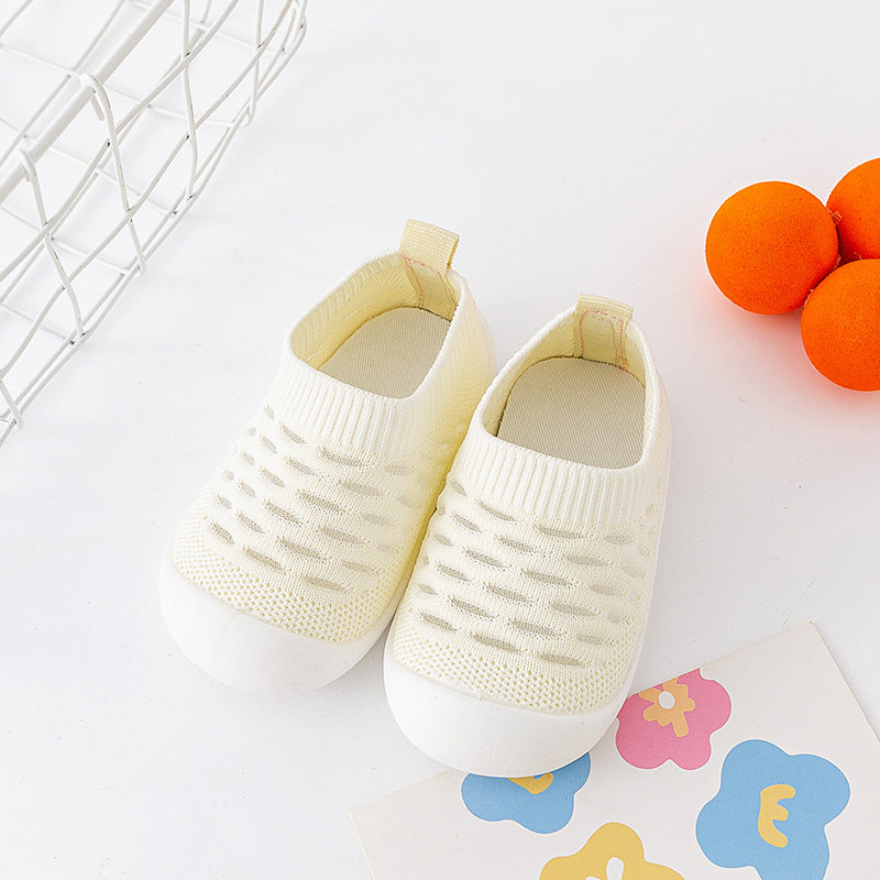 Rutschfeste Babyschuhe mit Mesh-Material