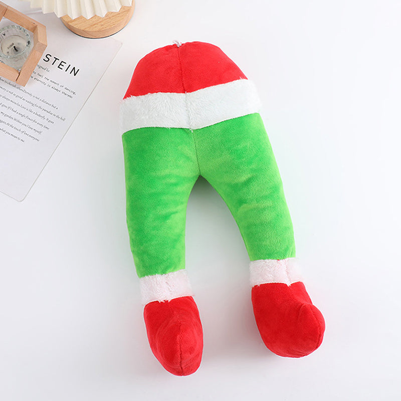 Weihnachtsmann-Beine-Dekoration
