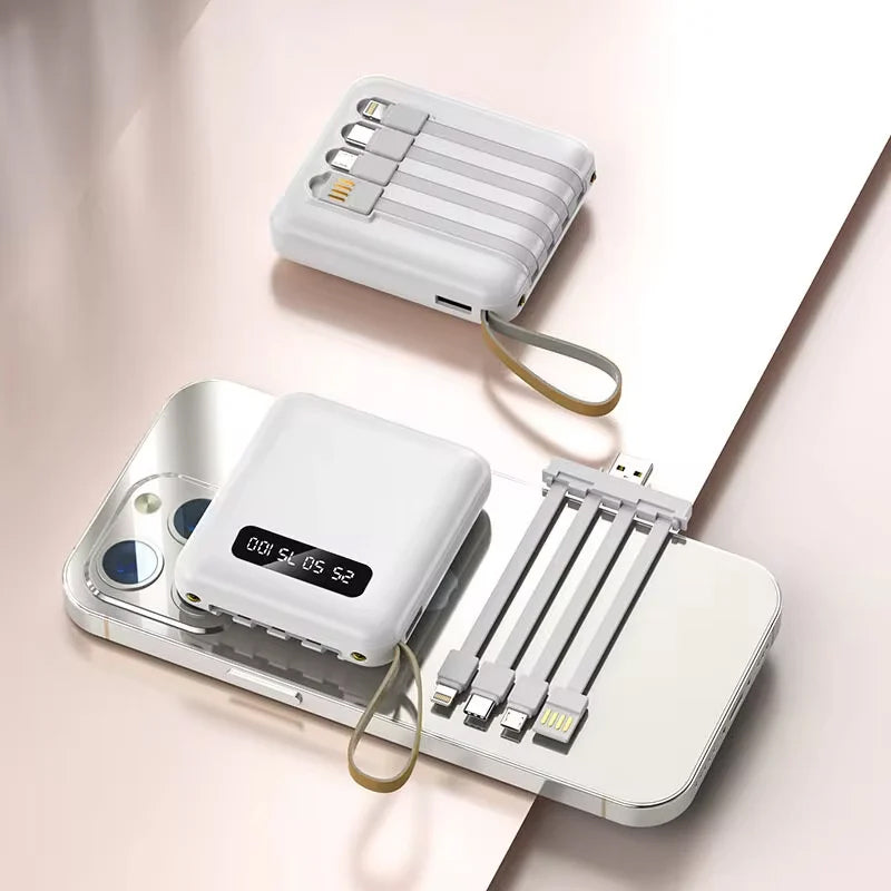4-in-1-Powerbank mit Schnellladung