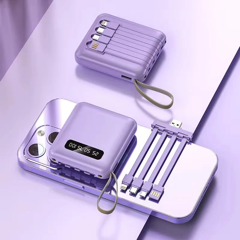 4-in-1-Powerbank mit Schnellladung