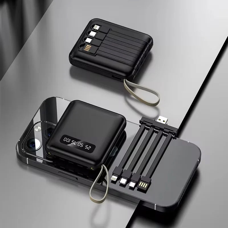4-in-1-Powerbank mit Schnellladung