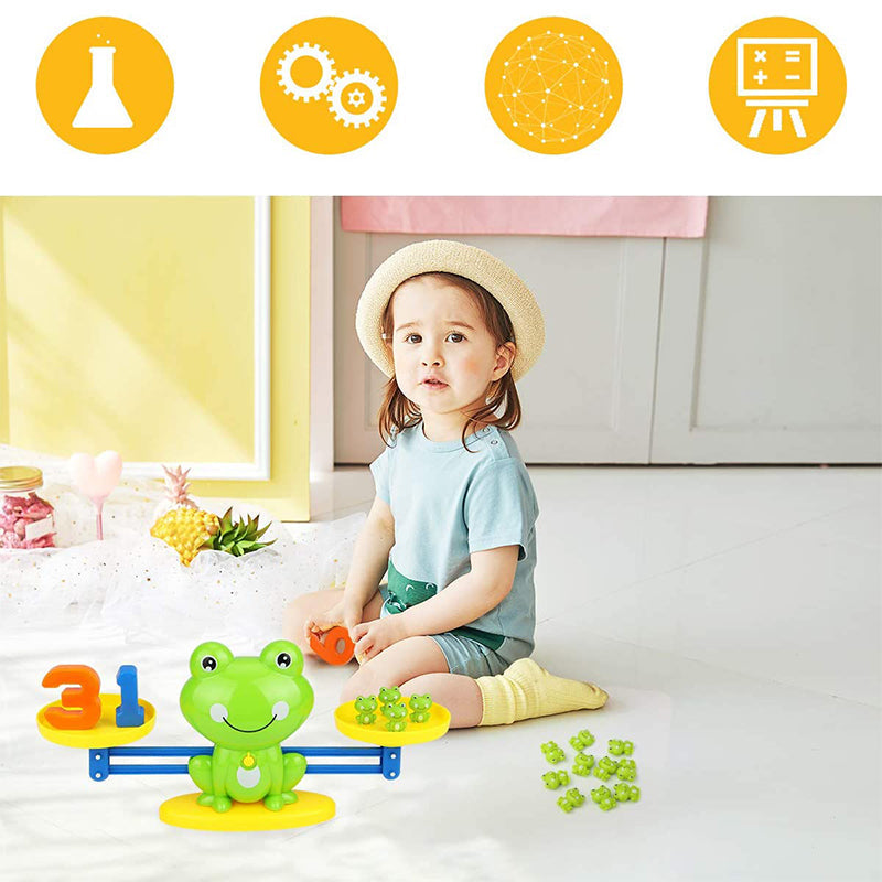Vorschulkinder Frosch Balance Zählen Spielzeug
