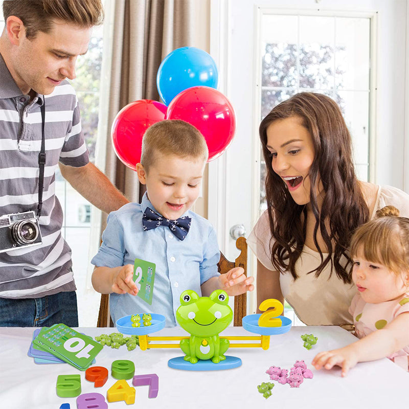 Vorschulkinder Frosch Balance Zählen Spielzeug