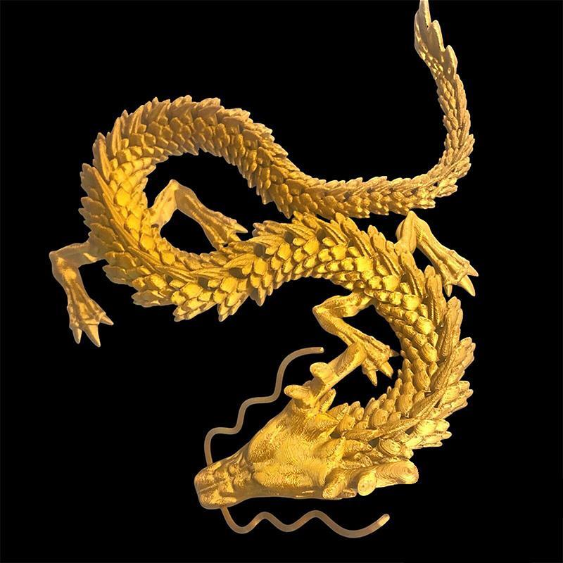 3D gedruckter beweglicher Drache