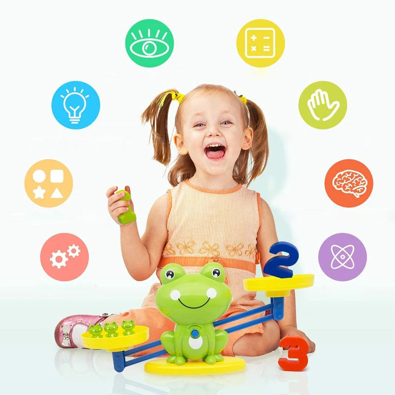 Vorschulkinder Frosch Balance Zählen Spielzeug
