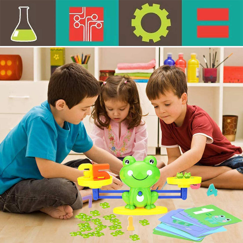Vorschulkinder Frosch Balance Zählen Spielzeug