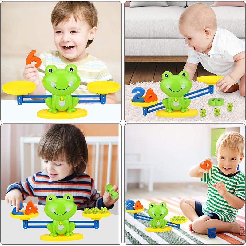 Vorschulkinder Frosch Balance Zählen Spielzeug