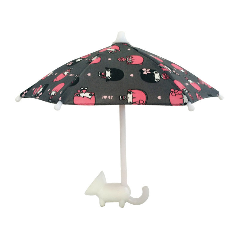Süßer Handyhalter mit Sonnenschirm