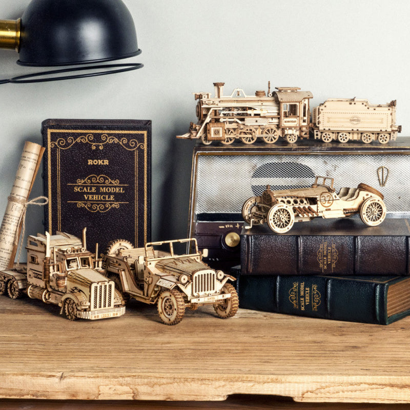 Super mechanisches Modellpuzzle aus Holz