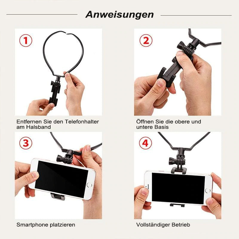 Hals hängender Handyhalter