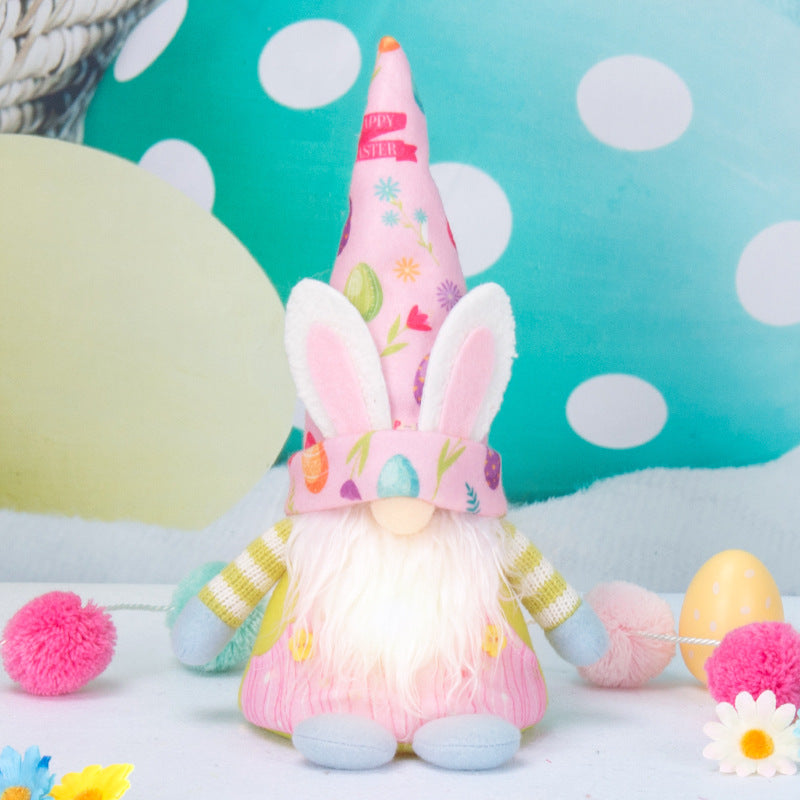 Ostern beleuchteter Hasen Zwerg