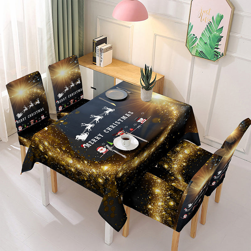 🎅FRÜHER WEIHNACHTSVERKAUF🎅 Weihnachten Tischdecke Stuhlabdeckung Dekoration