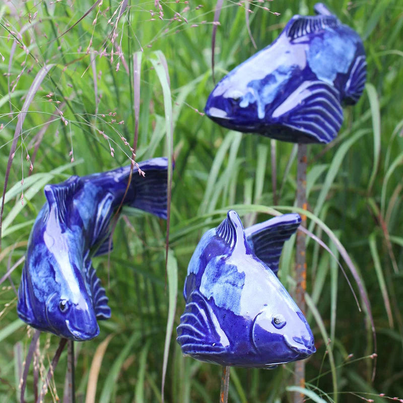Keramik-Koi Set Garten Dekoration
